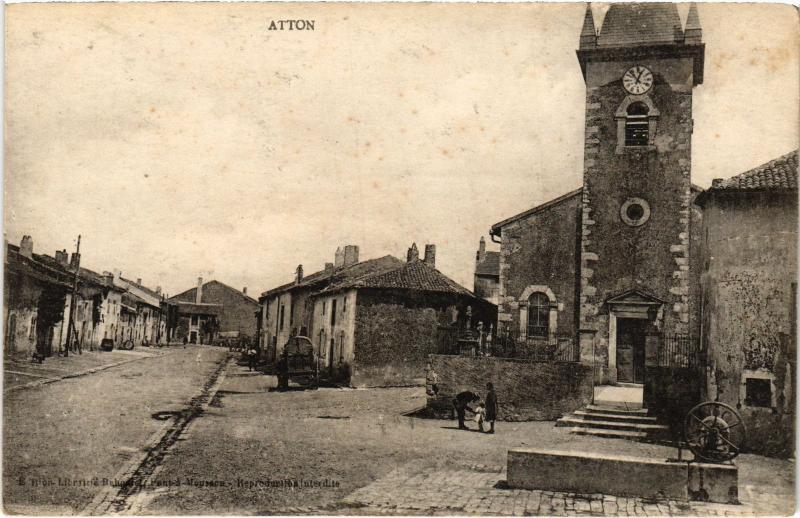Carte postale ancienne Atton à Atton