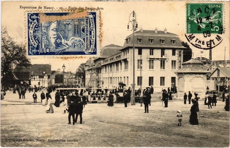 Carte postale ancienne Nancy Ecole des Beaux Arts à Nancy