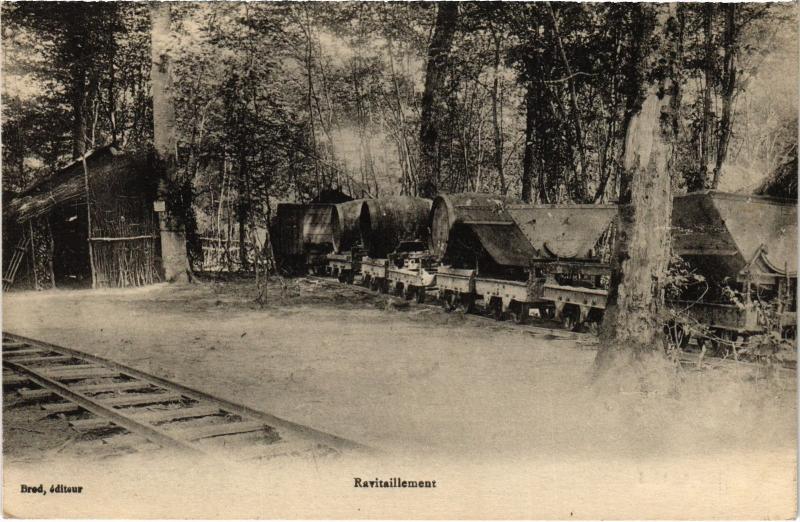 Carte postale ancienne Ravitaillement