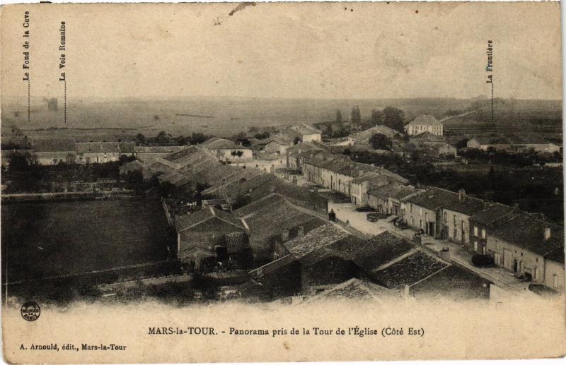 Carte postale ancienne Mars la Tour panorama à Mars-la-Tour