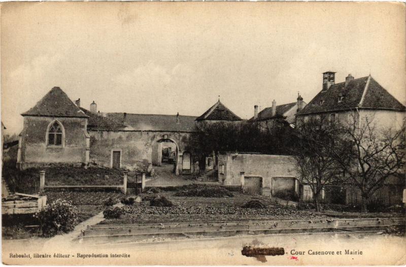 Carte postale ancienne Cour Casenove et Mairie