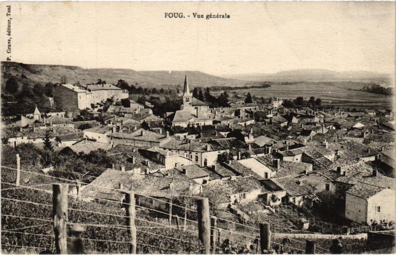 Carte postale ancienne Foug vue generale