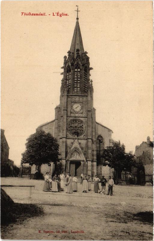 Carte postale ancienne Thiebaumenil Eglise