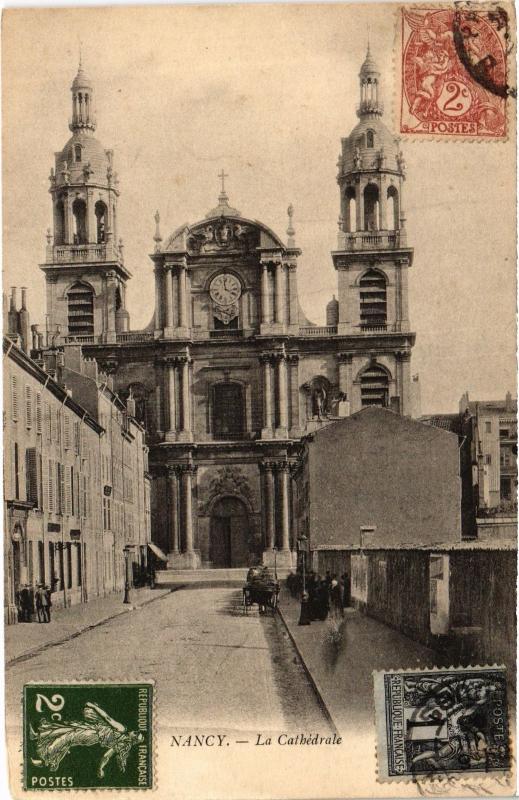Carte postale ancienne Nancy Cathedrale à Nancy
