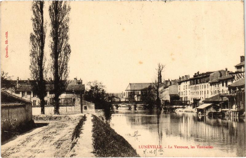Carte postale ancienne Luneville le Vezouze