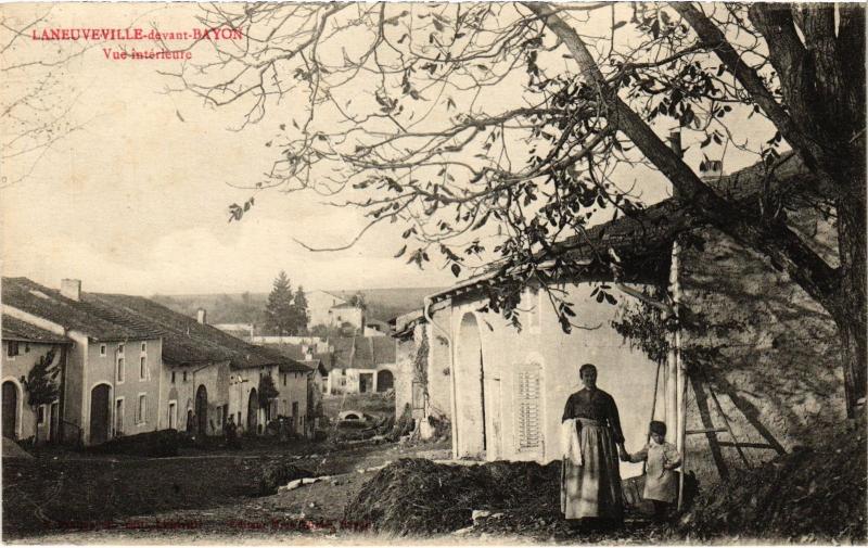 Carte postale ancienne Laneuveville vue interieure