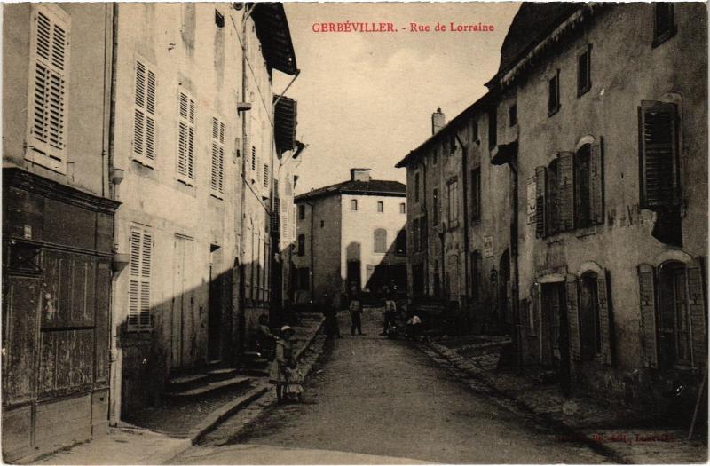 Carte postale ancienne Gerberville Rue de la Lorraine