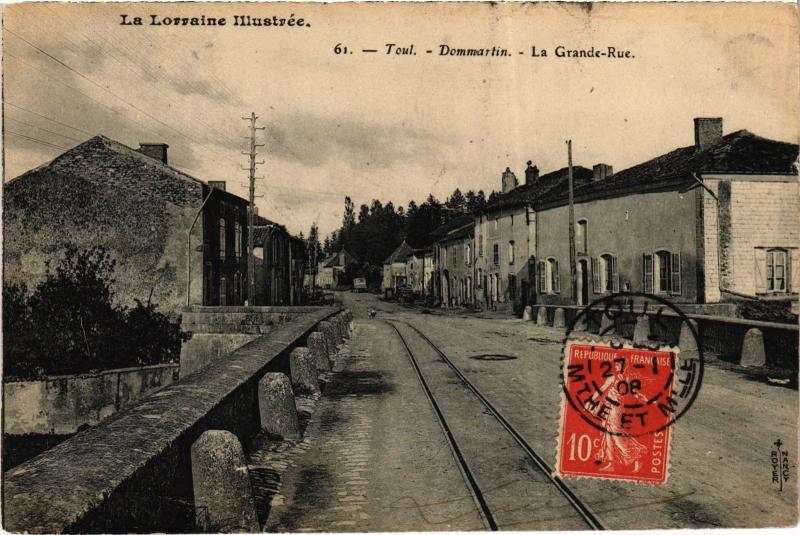 Carte postale ancienne Toul Grande Rue