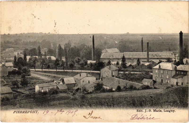 Carte postale ancienne Pierrepont à Pierrepont
