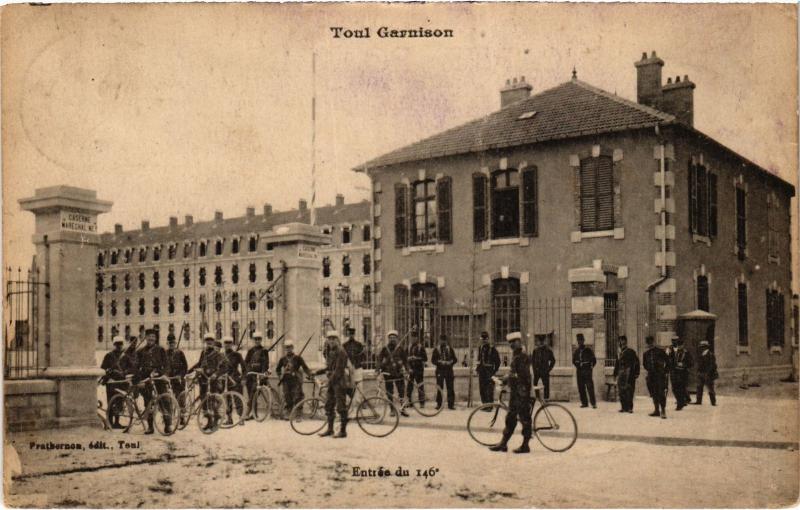 Carte postale ancienne Toul entree du 146e
