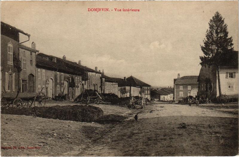 Carte postale ancienne Domjevin vue interieure à Domjevin