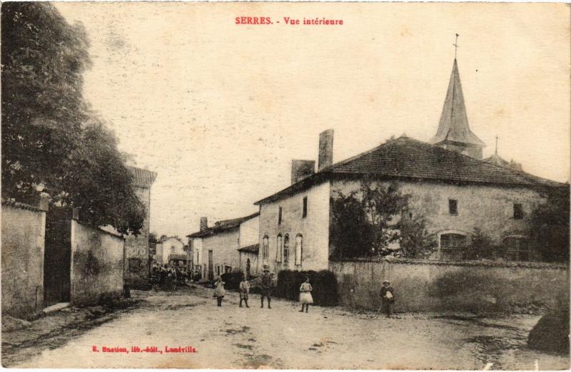 Carte postale ancienne Serres vue interieure à Serres