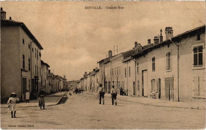Carte postale ancienne Einville Grande Rue