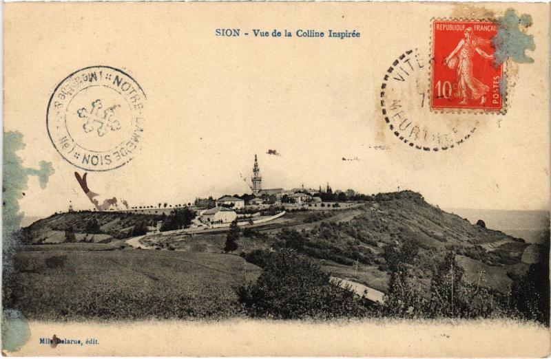 Carte postale ancienne Sion vue de la Colline Inspiree