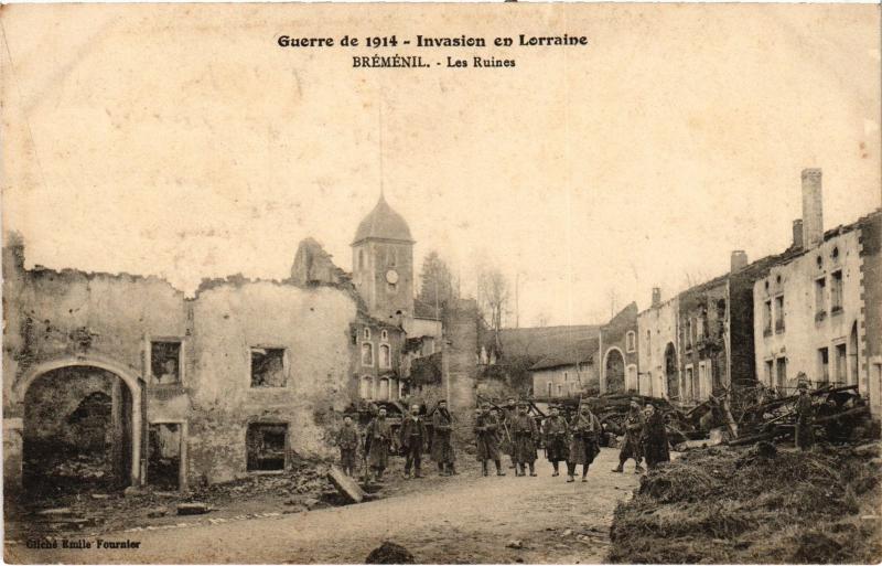 Carte postale ancienne Bremenil les ruines