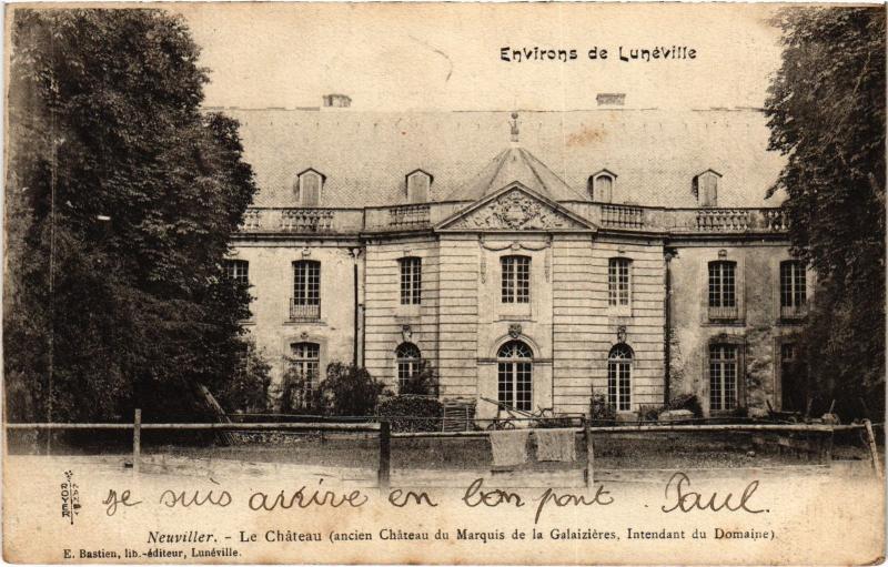 Carte postale ancienne Neuviller le chateau