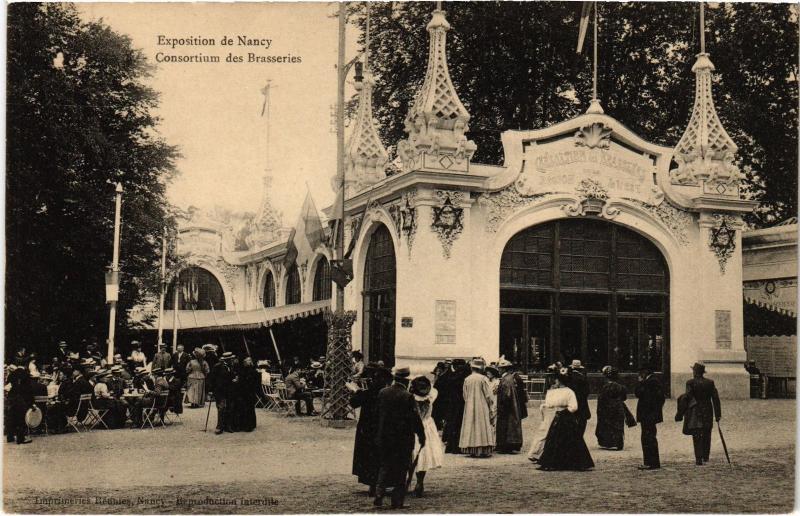 Carte postale ancienne Nancy Consortium des Brasseries à Nancy