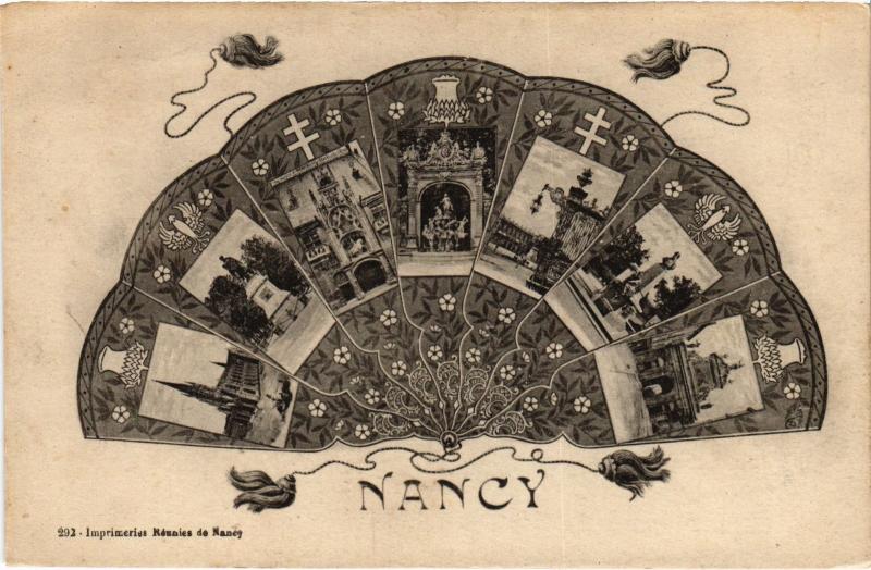 Carte postale ancienne Nancy souvenir à Nancy