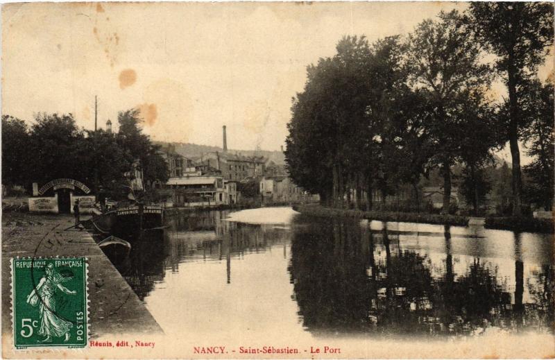 Carte postale ancienne Nancy le Port à Nancy