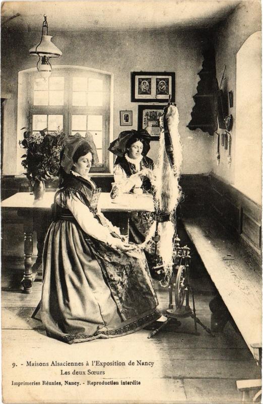 Carte postale ancienne Nancy Maison Alsaciennes les deux Soeurs à Nancy