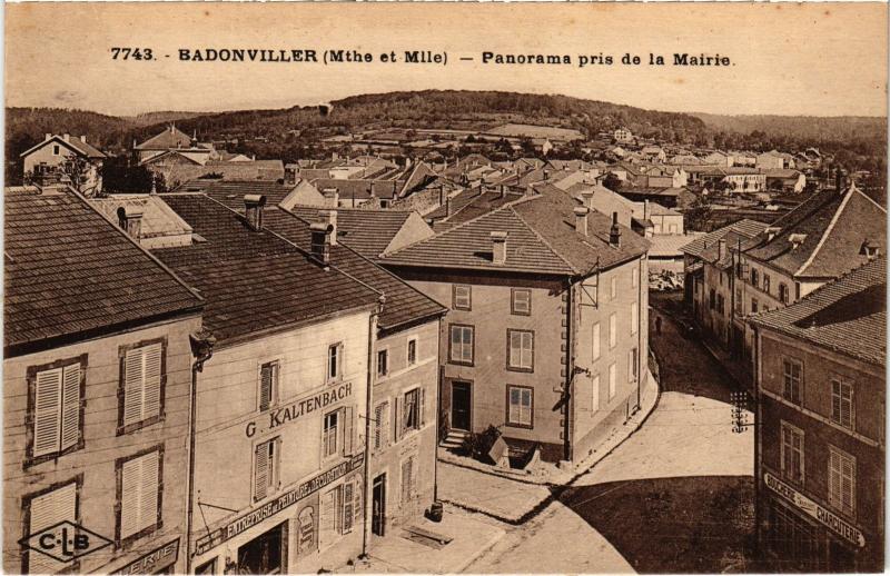 Carte postale ancienne Badonviller panorama à Badonviller
