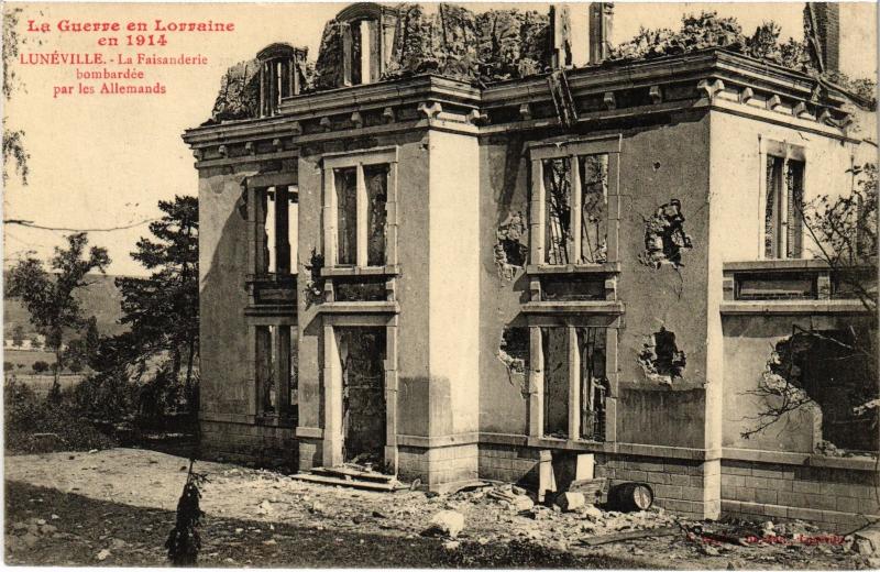 Carte postale ancienne Luneville la Faisanderie