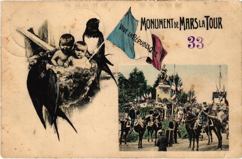 Carte postale ancienne Mars la Tour souvenir à Mars-la-Tour