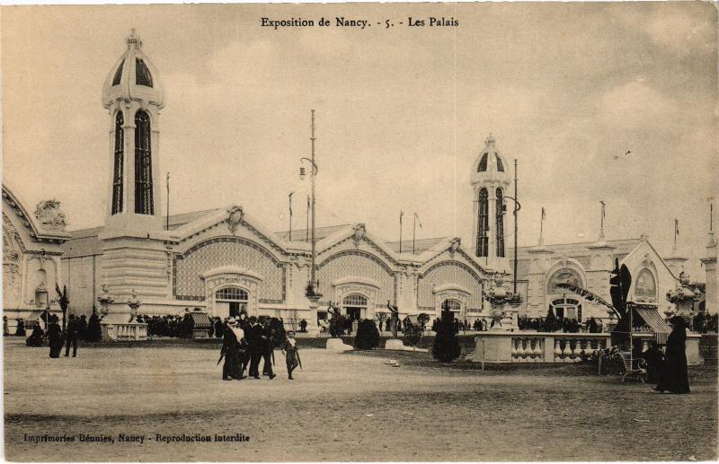 Carte postale ancienne Nancy les Palais à Nancy