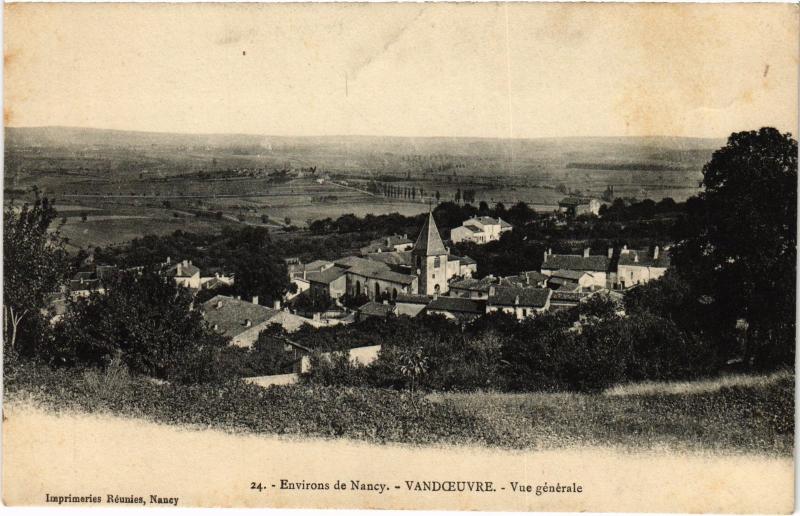 Carte postale ancienne Vandoeuvre vue generale