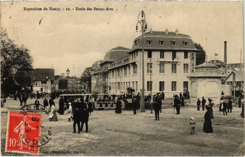 Carte postale ancienne Nancy Ecole des Beaux Arts à Nancy