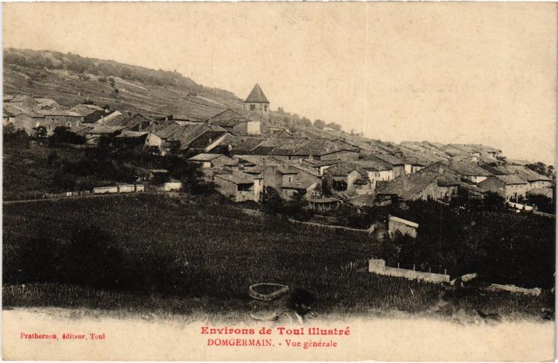 Carte postale ancienne Domgermain vue generale à Domgermain
