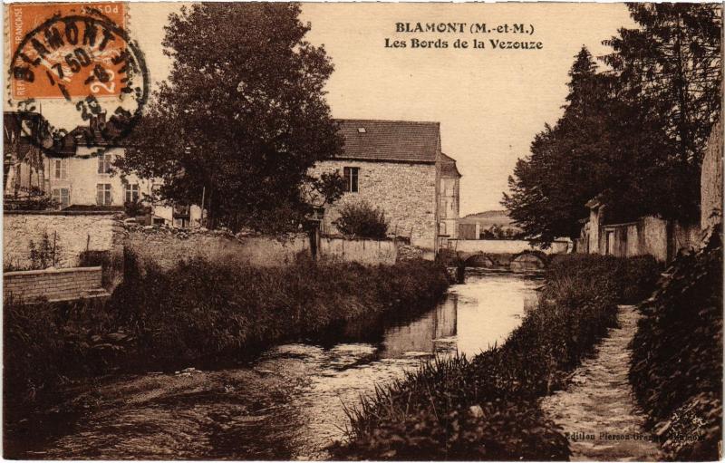 Carte postale ancienne Blamont les bords de la Vezouze