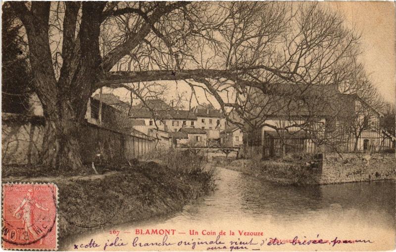Carte postale ancienne Blamont un coin de la Vezouze