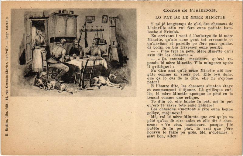 Carte postale ancienne Contes de Frambois