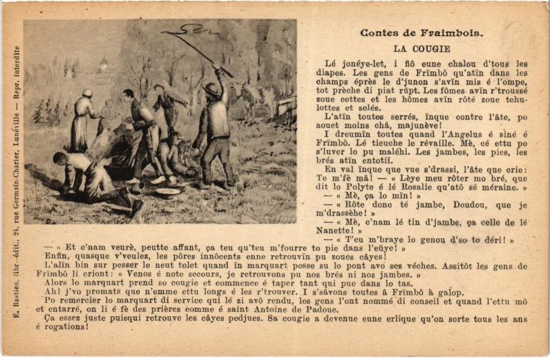 Carte postale ancienne Contes de Frambois