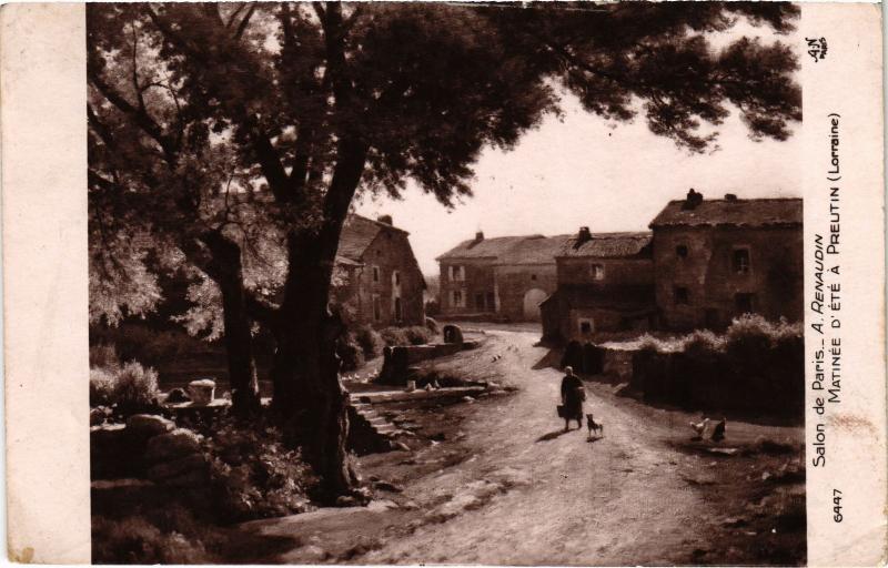 Carte postale ancienne Matinee d'Ete a Preutin