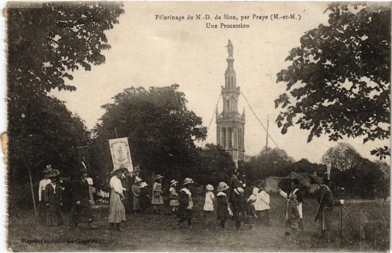 Carte postale ancienne Pelerinage de N.-D. de Sion