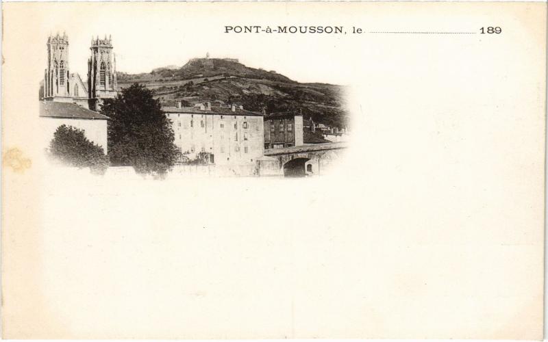 Carte postale ancienne Pont a Mousson à Mousson