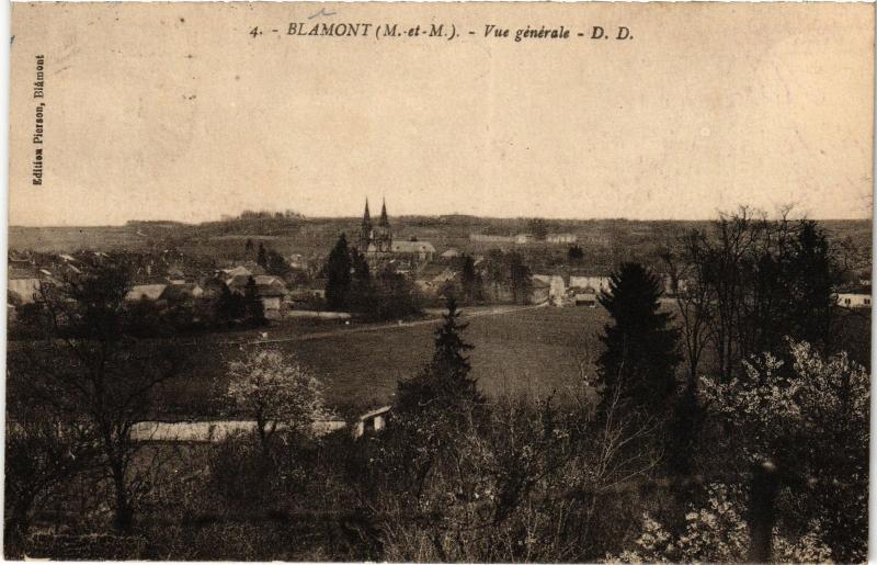Carte postale ancienne Blamont vue generale