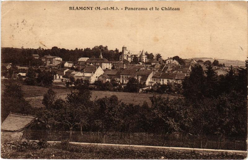 Carte postale ancienne Blamont panorama