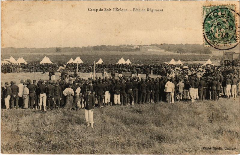 Carte postale ancienne Campt de Bois l'Eveque