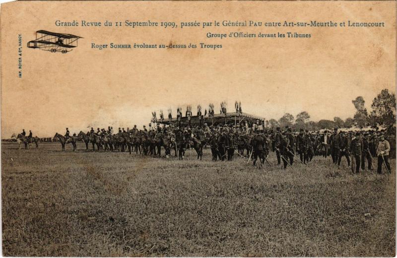 Carte postale ancienne Grande Revue du 11 Septembre 1909