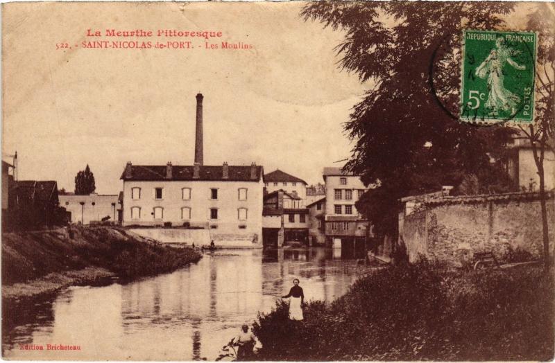 Carte postale ancienne St Nicolas du Port les Moulins