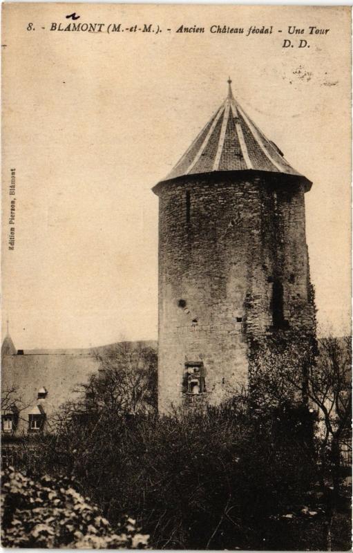 Carte postale ancienne Blamont le chateau