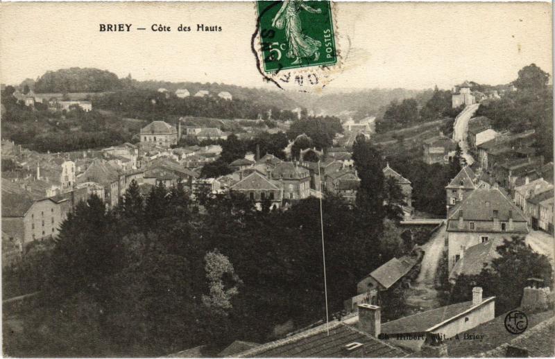 Carte postale ancienne Briey cote des hauts