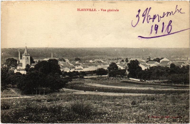 Carte postale ancienne Blainville vue generale