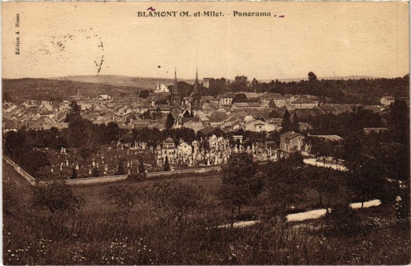 Carte postale ancienne Blamont panorama