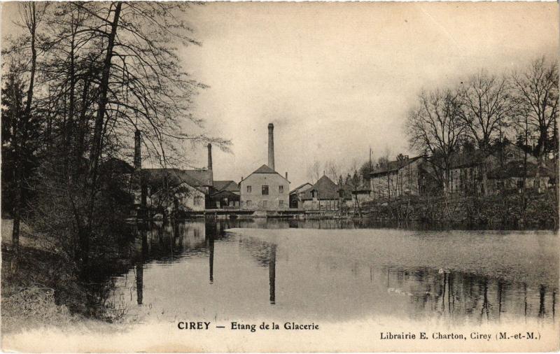 Carte postale ancienne Cirey etang de la Glacerie