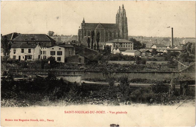 Carte postale ancienne St Nicolas du Port vue generale