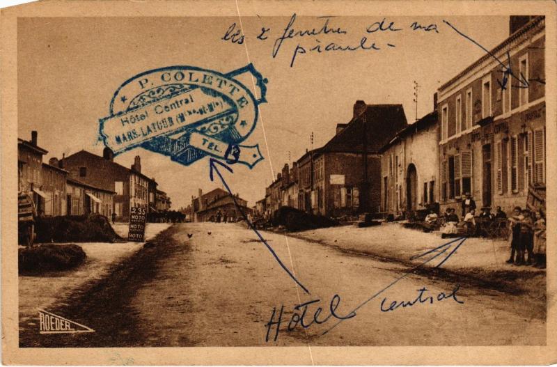 Carte postale ancienne Mars la Tour Grande Rue à Mars-la-Tour